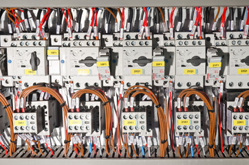 Electrical panel with automation for process control