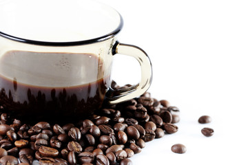 Cup with coffee