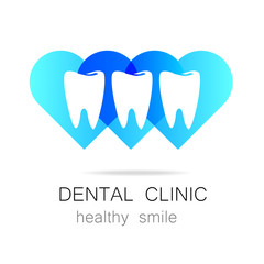 dental clinic healthy smile logo template