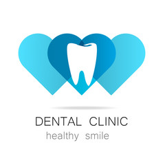 dental clinic healthy smile logo template