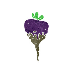 retro cartoon beetroot