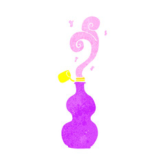 retro cartoon magic potion