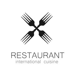 lovely food logo template