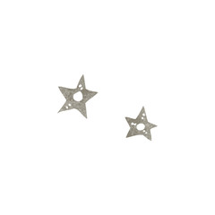 Obraz premium retro cartoon throwing stars