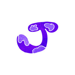 child's drawing of the letter j