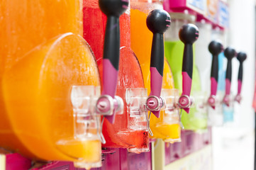 Making icy granita juice device in many colors