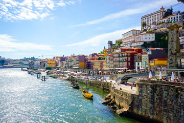 Porto, Portugal old town skyline