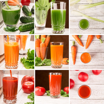 Vegetable collage