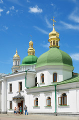 Fototapeta na wymiar Ancient churches of Kyiv Pechersk Lavra