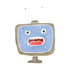 retro cartoon television set