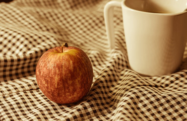 apple and cup