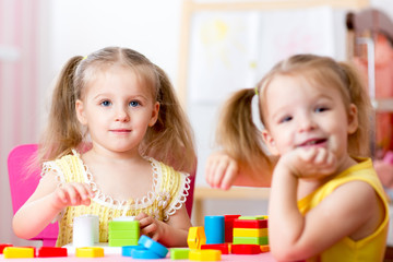 Kids playing in the room