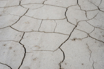 Abstract pattern of cracks in the earth (natural background)