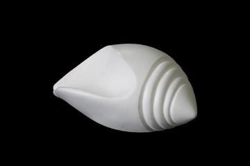 Gypsum seashell 1. Decorative seashell made from plaster.