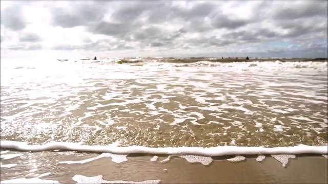 Wellen an der Nordsee