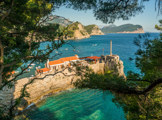 The small town of Petrovac on the beautiful 
