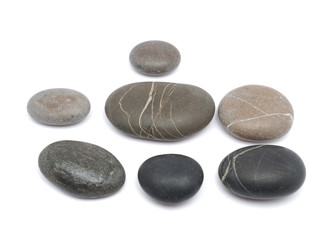 pebble on a white background