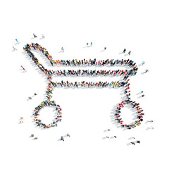 people in the shape of wheelchair, medicine.