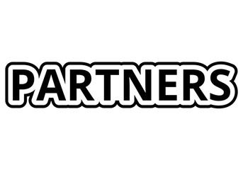 Obraz premium Partners Button
