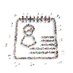 people in the shape of a questionnaire, medicine