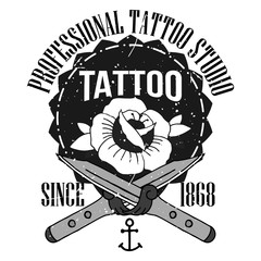 Homemade  tattoo t-shirt design