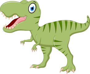 Cute tyrannosaurus cartoon