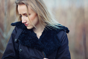 portrait of beautiful girl