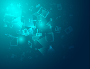 abstract  technology line vector background