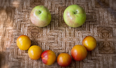 Smiling fruits