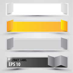 Advertising banners. Vector.