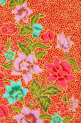 Pattern for traditional clothes include batik