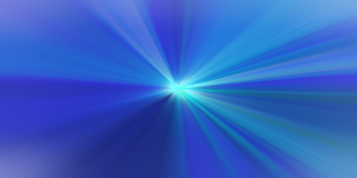 Bagliore di luce azzurra