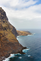Fototapeta na wymiar coast of Tenerife near Punto Teno Lighthouse, Canary Islands