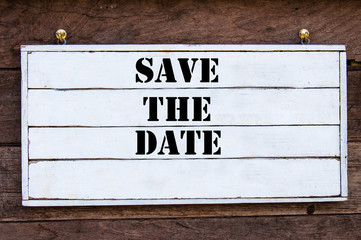 Inspirational message - Save The Date