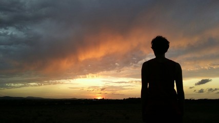 Sunset silhouette