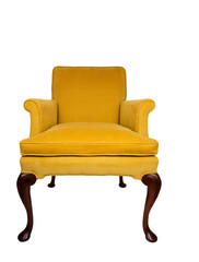 Beautiful yellow vintage chair