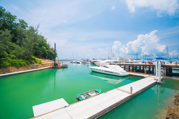 harbor at Ao Po Grandmarina Phuket, Thailand