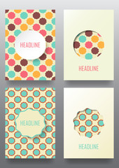 Obraz premium Set of brochures.