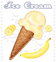 Banana ice cream