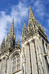 Fototapeta premium St Corentin Cathedrale Quimper