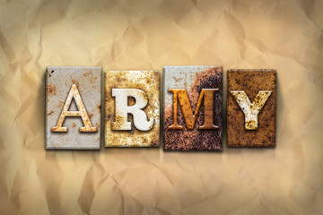 Army Concept Rusted Metal Type