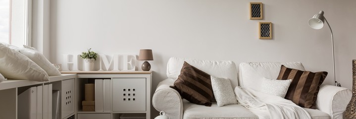 Recreation area in elegant house