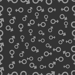seamless pattern with Gender