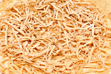 Italian fettuccine pasta