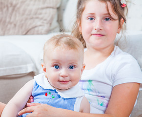 Portrait of two sisters