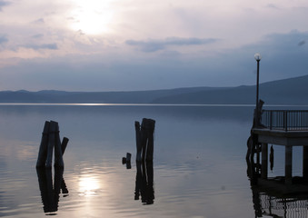 lago sl tramonto
