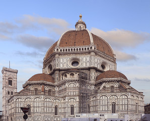 Fototapeta premium Basilica di Santa Mria del Fiore or Duomo in Florence, Italy