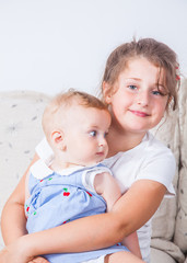 Portrait of two sisters