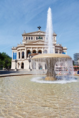 Deutschland, Hessen, Frankfurt am Main, Ansicht der Brunnen und