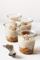 Veganes Apfel-Zimt-Dessert